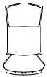 Roof Kit pattern for the 1994 Porsche Singer