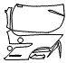 Door and Rear Fender Kit pattern for the 2027 Chevrolet Corvette