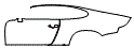 Door and Rear Fender Kit pattern for the 1978 Porsche 911
