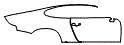 Door and Rear Fender Kit pattern for the 1978 Porsche 911