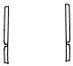 Rocker Panel Kit pattern for the 1978 Porsche 911