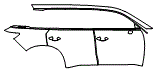 Door and Rear Fender Kit pattern for the 2027 Infiniti QX60