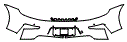 Rear Bumper Kit pattern for the 2027 Porsche 911 (992.2)