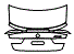 Trunk Lid Kit pattern for the 2019 BMW 3 Series