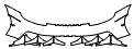 Rear Bumper Kit pattern for the 2025 Porsche 911 (992.1)