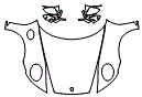 Full Hood, Fender and Mirror Kit pattern for the 2027 Porsche 911 (992.2)