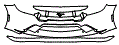 Bumper Kit pattern for the 2026 Ford Mustang GTD