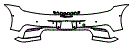 Rear Bumper Kit pattern for the 2027 Porsche 911 (992.2)