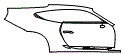 Door and Rear Fender Kit pattern for the 2027 Porsche 911 (992.2)