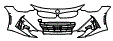Bumper Kit pattern for the 2022 BMW 2 Series