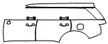 Door and Rear Fender Kit pattern for the 2027 Hyundai Palisade