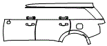 Door and Rear Fender Kit pattern for the 2027 Hyundai Palisade