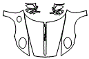 Full Hood, Fender and Mirror Kit pattern for the 2027 Porsche 911 (992.2)