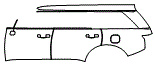 Door and Rear Fender Kit pattern for the 2027 Hyundai Palisade