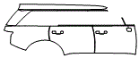 Door and Rear Fender Kit pattern for the 2027 Hyundai Palisade