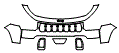 Bumper Kit pattern for the 2027 Jeep Cherokee