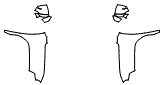 Full Fender and Mirror Kit pattern for the 2026 GMC Sierra EV