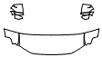Hood, Fender and Mirror Kit pattern for the 2026 GMC Sierra EV