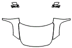 Full Hood, Fender and Mirror Kit pattern for the 2027 Jeep Cherokee
