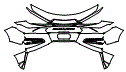 Rear Bumper Kit pattern for the 2027 Chevrolet Corvette