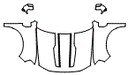 Full Hood, Fender and Mirror Kit pattern for the 2026 Ford Maverick