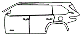 Door and Rear Fender Kit pattern for the 2026 Toyota Sequoia