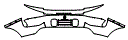 Rear Bumper Kit pattern for the 2027 Ferrari 849 Testarossa