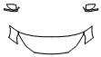 Hood, Fender and Mirror Kit pattern for the 2026 Honda Prelude