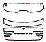 Hatch Kit pattern for the 2027 Genesis GV80 Coupe (4 Door)