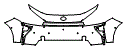 Bumper Kit pattern for the 2026 Toyota bZ