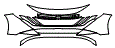 Bumper Kit pattern for the 2027 Nissan Sentra