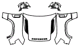 Full Hood, Fender and Mirror Kit pattern for the 2027 Land Rover Defender 110