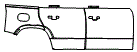 Door and Rear Fender Kit pattern for the 2027 Land Rover Defender 110