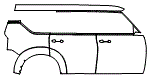Door and Rear Fender Kit pattern for the 2026 Nissan Armada