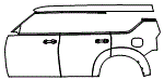 Door and Rear Fender Kit pattern for the 2026 Nissan Armada