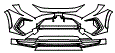 Bumper Kit pattern for the 2024 Toyota RAV4 Prime