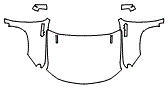 Full Hood, Fender and Mirror Kit pattern for the 2026 Chevrolet Silverado