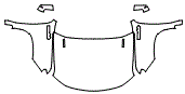 Full Hood, Fender and Mirror Kit pattern for the 2026 Chevrolet Silverado