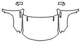 Full Hood, Fender and Mirror Kit pattern for the 2026 Chevrolet Silverado