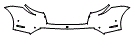 Rear Bumper Kit pattern for the 2027 Porsche Taycan
