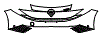 Bumper Kit pattern for the 2026 Nissan LEAF