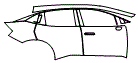 Door and Rear Fender Kit pattern for the 2026 Nissan LEAF