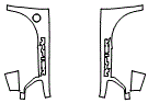Outer Bed Panel Kit pattern for the 2026 Ford F-150