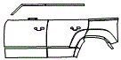 Door and Rear Fender Kit pattern for the 2027 Land Rover Defender OCTA