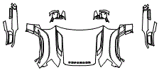 Full Hood, Fender and Mirror Kit pattern for the 2027 Land Rover Defender OCTA