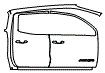 Rear Fender and Door Kit pattern for the 2026 GMC Canyon