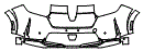 Bumper Kit pattern for the 2025 VinFast VF9