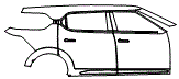 Door and Rear Fender Kit pattern for the 2025 VinFast VF9