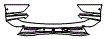 Rear Bumper Kit pattern for the 2026 Cadillac Celestiq