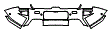 Rear Bumper Kit pattern for the 2027 Land Rover Defender OCTA